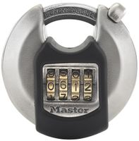 MASTER LOCK 70 mm breed Excell-hangslot van zink met schijf en versterkte beugel; vrije combinatiekeuze - thumbnail