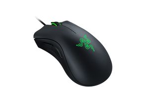 RAZER DeathAdder Essential Ergonomische gaming-muis Kabelgebonden Optisch Zwart 5 Toetsen 6400 dpi Ergonomisch, Verlicht