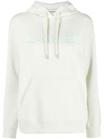 Lanvin hoodie à logo brodé - Vert