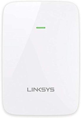 Linksys RE6250: AC750 Dual Band Wi-Fi Extender voor thuis, Wireless Range Booster, Internet Booster, werkt met elke WLAN-router