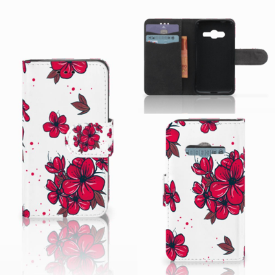Samsung Galaxy Trend 2 Hoesje Blossom Red
