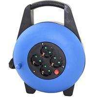 Silver Electronics 8810 kabelhaspel, 4 uitgangen, 10 m