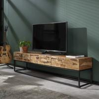 Industrieel TV-meubel 'Mill' Acaciahout, 180cm