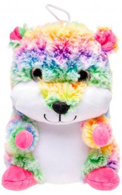 LG Imports knuffelbeer 20 cm multicolor/roze