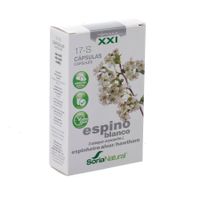 Soria 17-S Crataegus oxyacantha XXI Meidoorn 300mg 30 Capsules - thumbnail