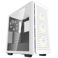 DeepCool DeepCool CK560 Midi-Tower - weiß Midi-tower PC-behuizing Wit 4 voorgeïnstalleerde LED-ventilators - thumbnail