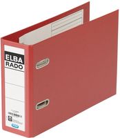 Elba Rado Plast ordner voor ft A5 dwars, donkerrood, rug van 7,5 cm - thumbnail