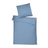 Beddengoed-collectie van bio-satijn, ijsblauw 40 x 80 cm