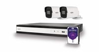 ABUS Performance Line 4-Kanal PoE Set TVVR36422T IP-Bewakingscameraset LAN 4-kanaals Met 2 cameras 1920 x 1080 Pixel - thumbnail