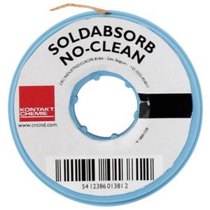 Kontakt Chemie SOLDABSORB Desoldeerdraad 1 stuk(s) Lengte 10 m Breedte 1.5 mm In vloeimiddel gedrenkt