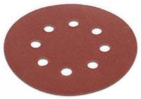 Kreator KRT230505 Rond schuurpapier D125mm | Voor roterende schuurmachine K80 | 5 stuks