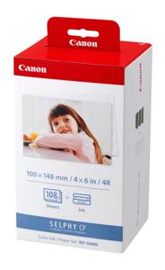 Canon Selphy Photo Pack KP-108IN 3115B001 Cartridge voor fotoprinter 108 vellen