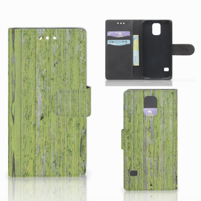Samsung Galaxy S5 | S5 Neo Book Style Case Green Wood Samsung Galaxy S5 | S5 Neo Book Style Case Green Wood