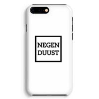 Negenduust vierkant: iPhone 8 Plus Volledig Geprint Hoesje - thumbnail