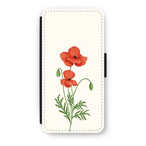 Red poppy: iPhone 8 Flip Hoesje