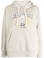 CHOCOOLATE hoodie en coton mélangé à logo imprimé - Tons neutres