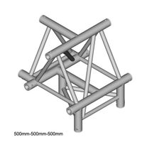 Duratruss DT 43 T43-UTD Apex Up truss T-stuk + omlaag - thumbnail