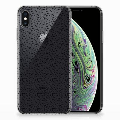 Apple iPhone Xs Max TPU bumper Stripes Dots
