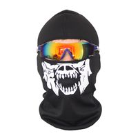 Bivakmuts Ski Muts Skull - Muts met schedel print Model B - thumbnail