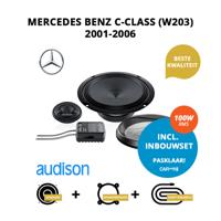 Premium speakers voor Mercedes Benz C-Class (W203) 2001-2006 - Voordeuren