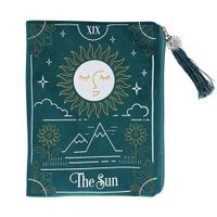 Tarotkaarten Tasje met Rits - "The Sun"