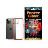 iPhone 12 Pro Max PanzerGlass ClearCase Antibacterial Case - Red / Clear