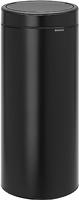 Brabantia Touch Bin Prullenbak, Kunststof Binnenemmer, Matt Black, 30 Liter