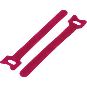 TRU COMPONENTS TC-MGT-180RD203 Klittenband kabelbinder Om te bundelen Haak- en lusdeel (l x b) 180 mm x 12 mm Rood 1 stuk(s)