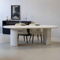 Eettafel Flow Off White 230cm - Giga Living - thumbnail