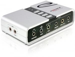 Delock USB Sound Box 7.1 7.1 Externe geluidskaart