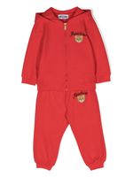 Moschino Kids survêtement à imprimé Teddy Bear - Rouge - thumbnail