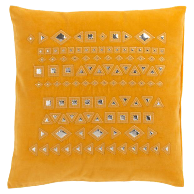 J-Line Kussen Spiegeltjes Abstract