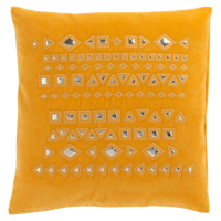 J-Line Kussen Spiegeltjes Abstract