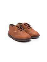 Pèpè textured leather brogues - Marron