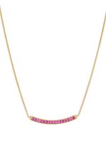 David Yurman collier Petite Pavé Bar en or 18ct