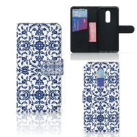 OnePlus 6 Hoesje Flower Blue