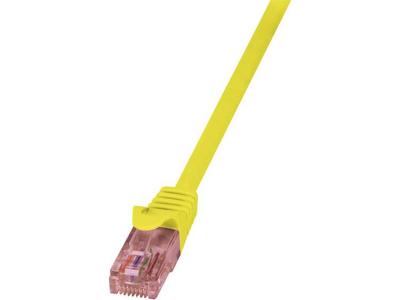 LogiLink CQ2017U RJ45 Netwerkkabel, patchkabel CAT 6 U/UTP 0.25 m Geel Vlambestendig, Snagless 1 stuk(s) LogiLink CQ2017U RJ45 Netwerkkabel, patchkabel CAT 6 U/UTP 0.25 m Geel Vlambestendig, Snagless 1 stuk(s)
