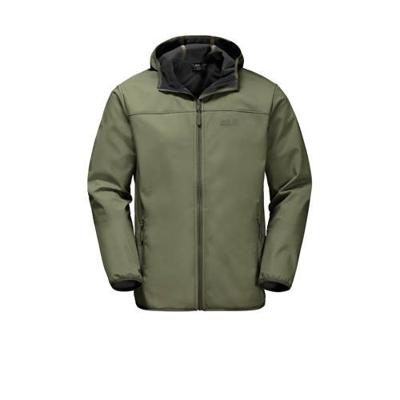 Jack Wolfskin outdoor jas Northern Point groen