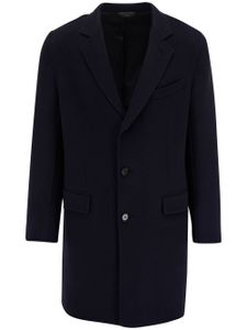 Brioni manteau à simple boutonnage - Bleu