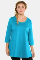 Ulla Popken Longshirt, A-lijn, 3/4 mouwen - Grote Maten