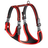 Ferplast Ergocomfort Nylon Gewatteerde Hondenharnas Medium Rood/Zwart