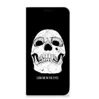 Mobiel BookCase Samsung Galaxy A55 Skull Eyes - thumbnail