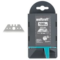 Wolfcraft 4314000 Professionele trapeziummesjes 0,65 x 52 mm 100 stuk(s) - thumbnail