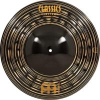 Meinl Classics Custom Dark 18 inch (45,72 cm) bekken Ride Heavy Big Bell voor batterij - B10 brons, donkere afwerking, gemaakt in Duitsland (CC18HBBDAR)