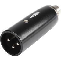 Hicon HI-X3CI-MF XLR-adapter XLR-stekker - Cinch-koppeling Inhoud: 1 stuk(s)