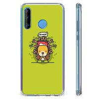 Huawei P30 Lite Stevig Bumper Hoesje Doggy Biscuit