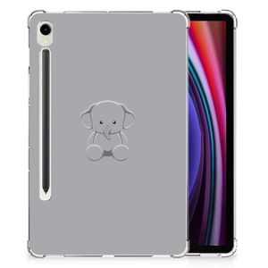 Samsung Galaxy Tab S9 Tablet Back Cover Grijs Baby Olifant