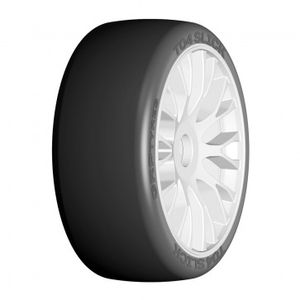 GRP GT T03 Revo - XB1 Ultra Soft - Mounted on New Flex White Wheel - 1 Pair