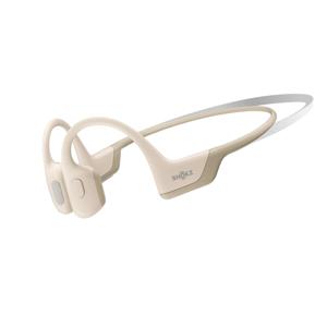 Shokz OpenRun Pro Hoofdtelefoons Draadloos oorhaak Sporten Bluetooth Beige