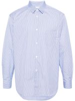 Comme Des Garçons Shirt chemise en coton à rayures - Bleu - thumbnail